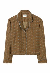 IMPRIMÉE - Camicia - cravate marron