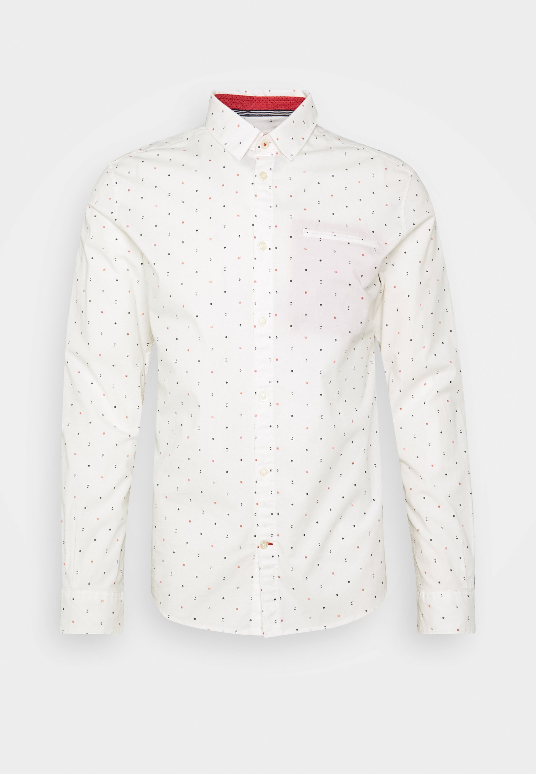 TOM TAILOR FITTED PRINTED GEOMETRIC 