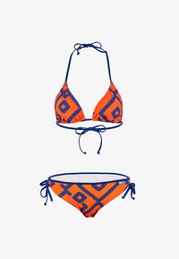 Sélectionné, blau orange