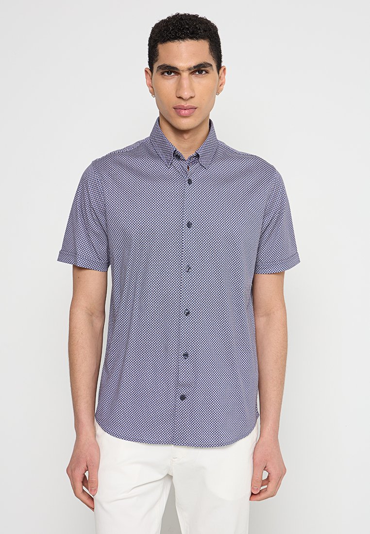 Matinique Overhemd blauw gemêleerd