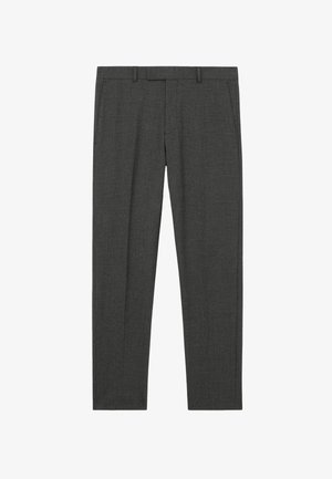 Reiss, REGULAR FIT - GRADUATE CHECK TAILORED-FIT SUIT TROUSERS . - Habitbukser - charcoal grey