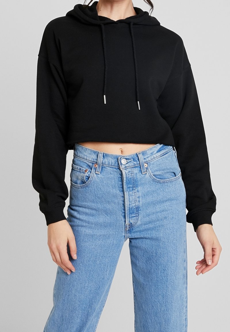 Nly by Nelly Felpa con cappuccio - black