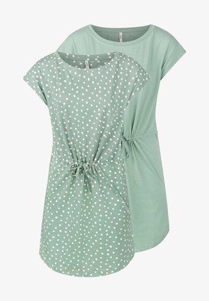 ONLY S/S 2 PACK - Jersey dress - chinois green