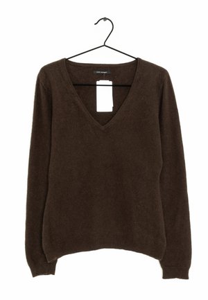 120% Cashmere Jersey de punto - brown