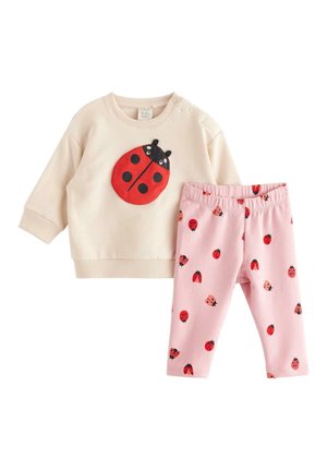 Lindex SET  - Felpa - light beige