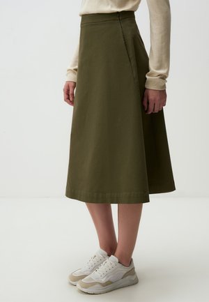 A-lijn rok - khaki