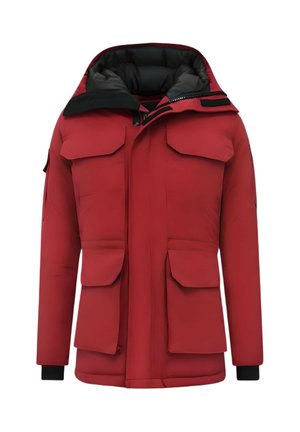 HALFLANGE CAPUCHON - Winterjas - rood