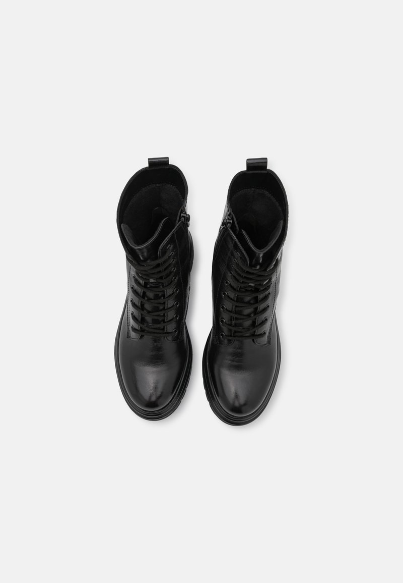 Damen Ankle Boots | Gabor Schnürstiefelette schwarz/schwarz - NB06131 Damen Ankle Boots | Gabor Schnürstiefelette schwarz/schwarz - NB06131