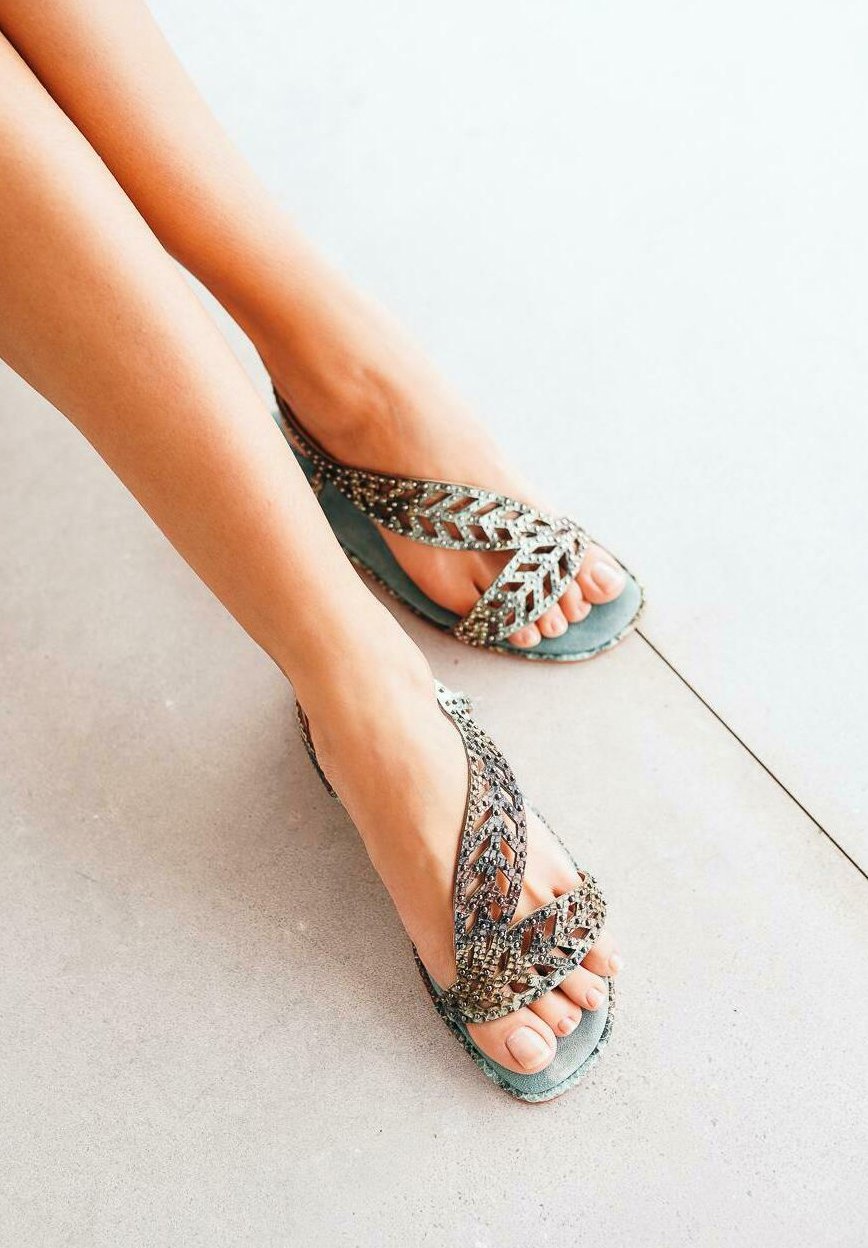 Alma en Pena JAVA - Sandalias - green/verde - Zalando.es