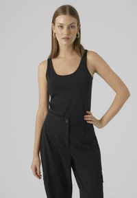 Vero Moda MAXI TANK 2 PACK - Toppi - black