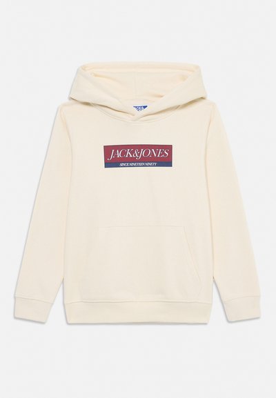 JORINWOOD BLOCK BRANDING - Sweat à capuche - antique white