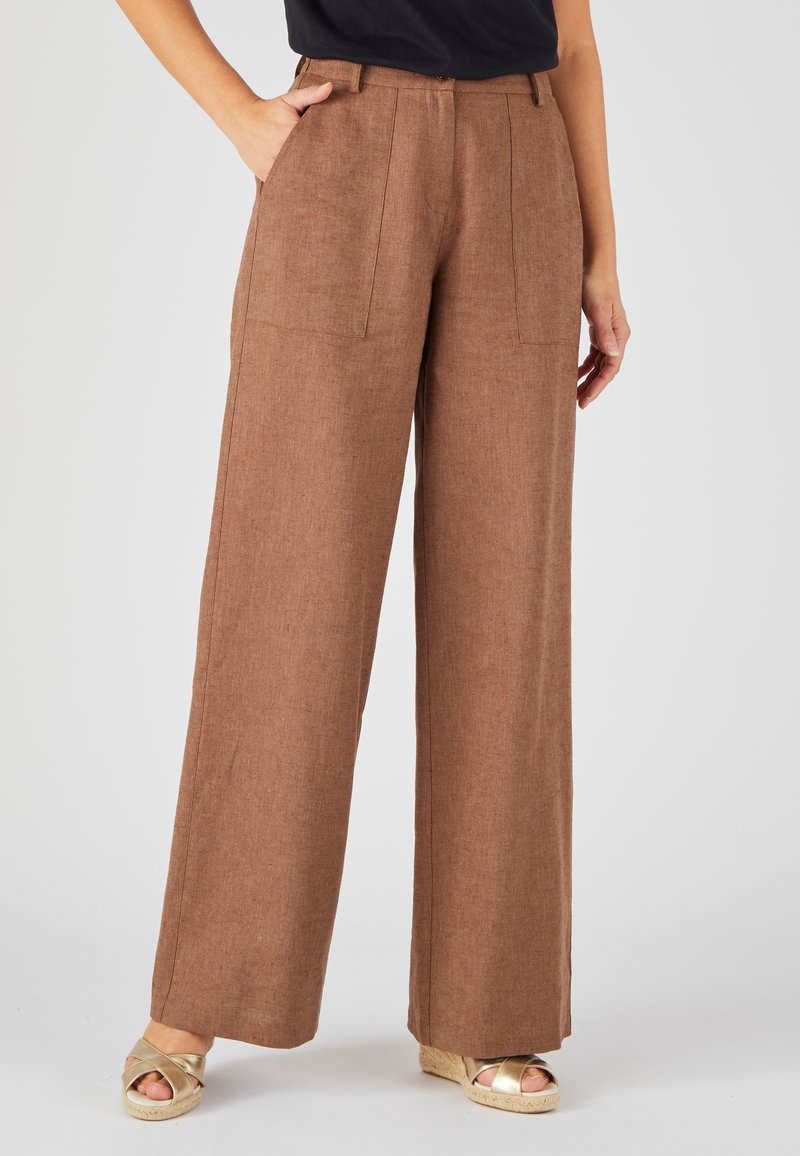 Damart LARGE - Pantalon classique - marron