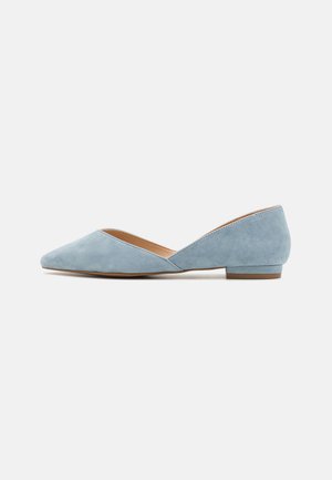 LEATHER - Ballet pumps - light blue