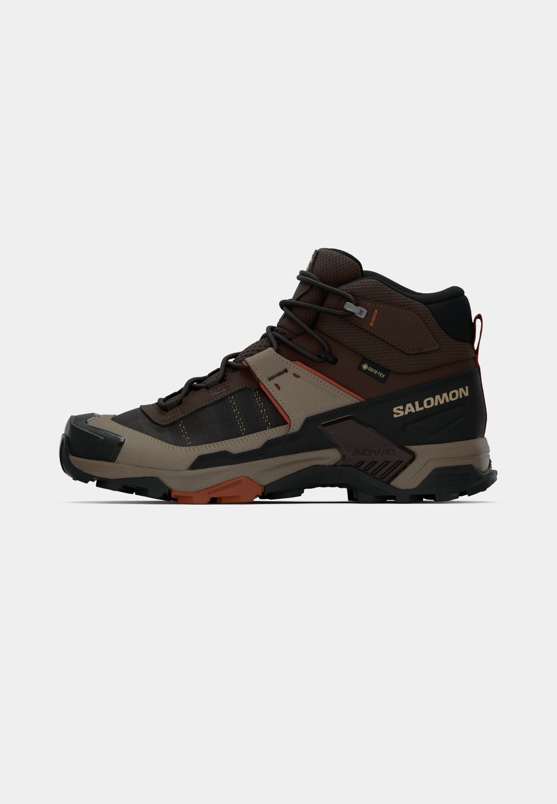 Salomon X ULTRA 5 MID GTX - Hikingschuh - black coffee/walnut