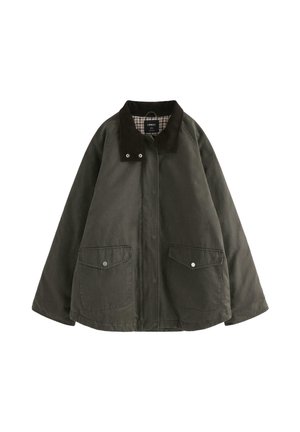 Lindex, LINDEX PADDED JACKET WITH COATING LINDEX - Light jacket - dark dusty green