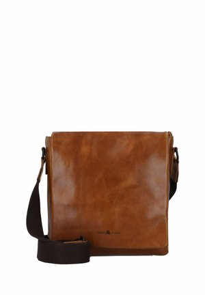 NEWPORT MESSENGER - Umhängetasche - caramel
