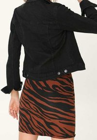 Stradivarius Giacca di jeans - black denim