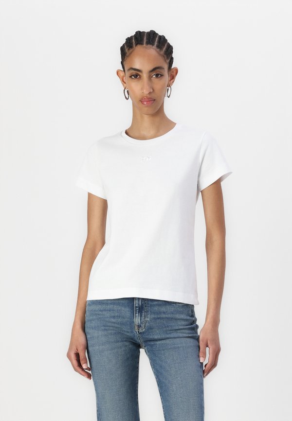 BUSSOLOTTO LOGO - Basic T-shirt - bianco