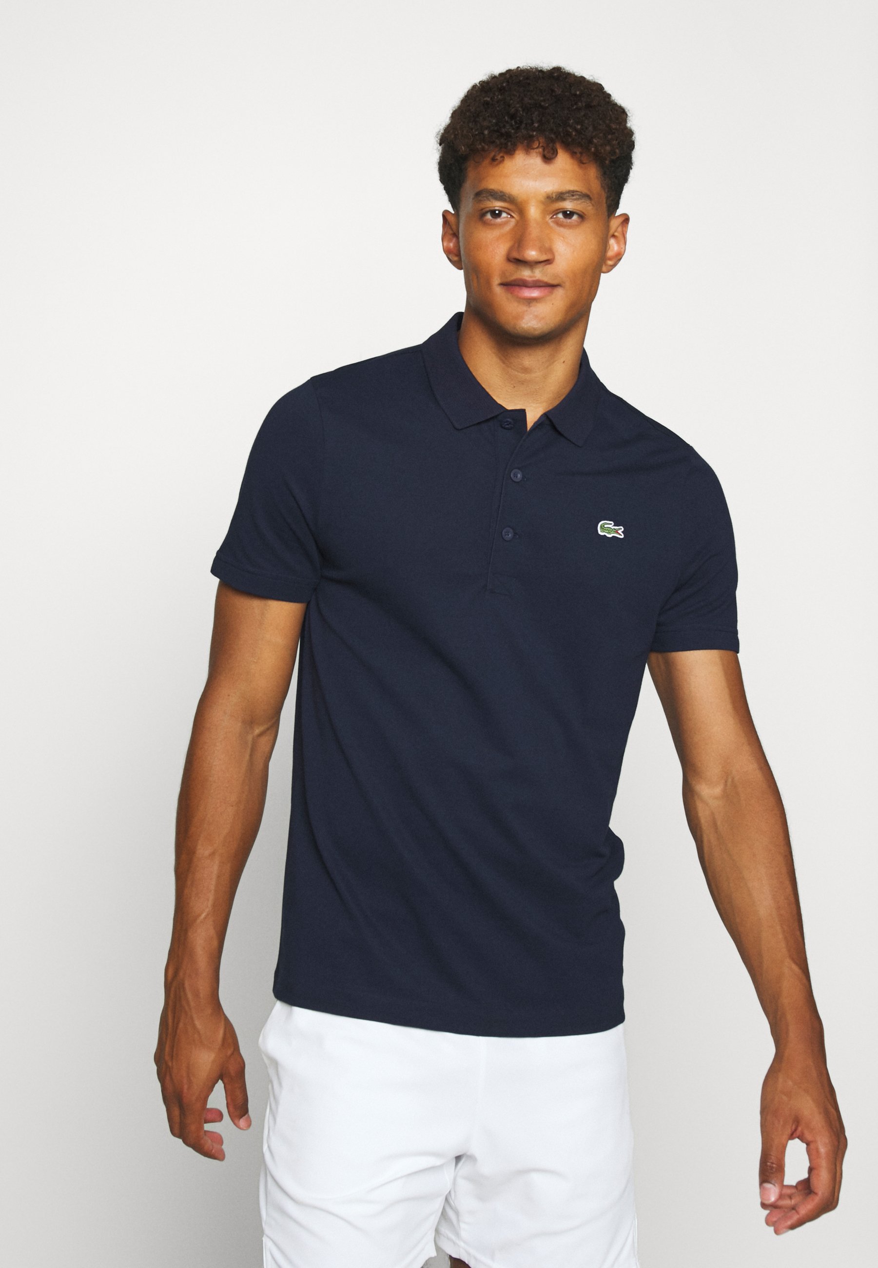 Navy blue polo shirt lacoste Clearance