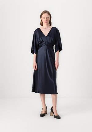JUNO V NECK MIDI DRESS - Ballkjole - dark blue