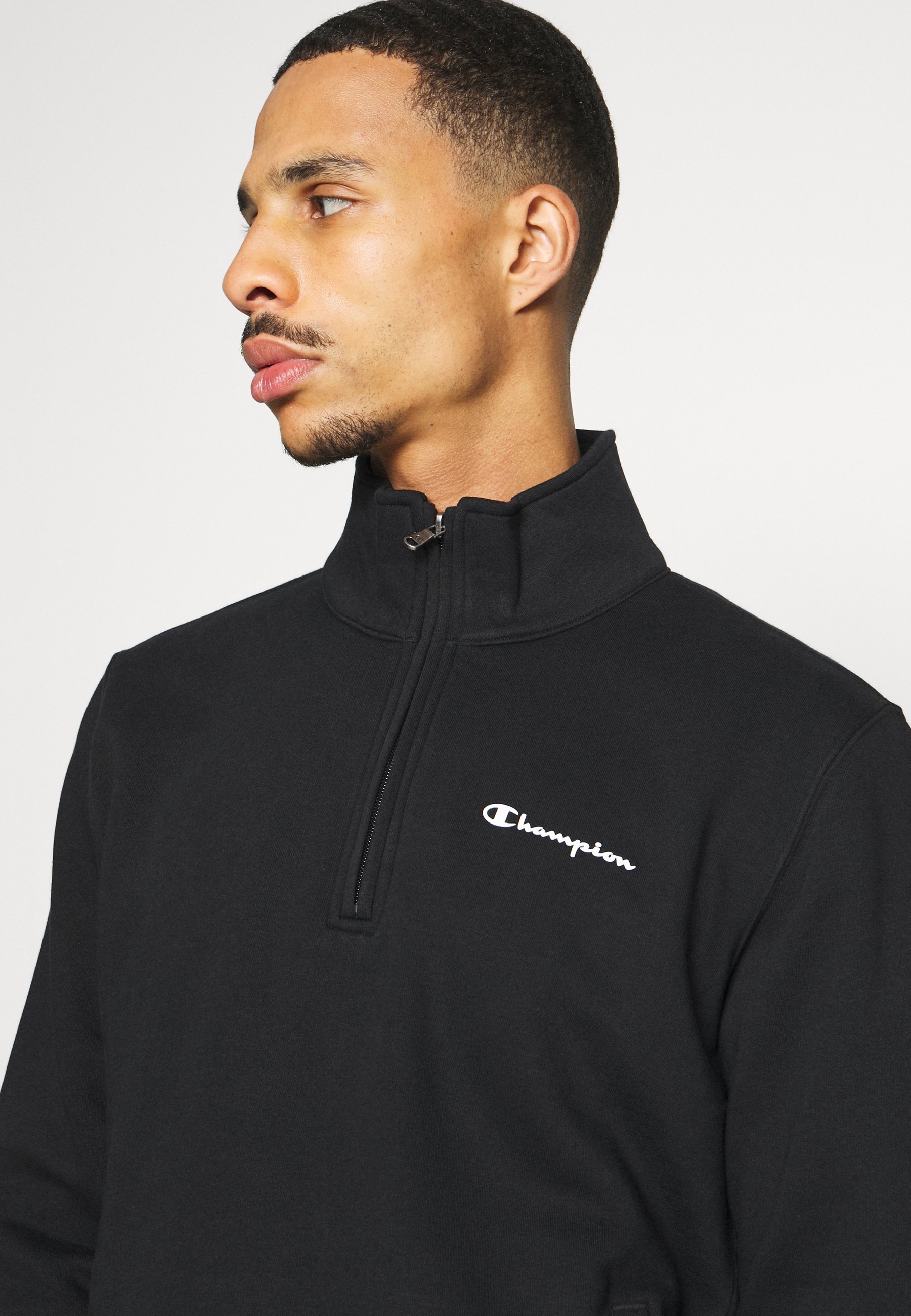 champion sweater half zip