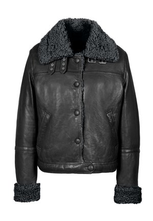 Freaky Nation COZY MOOD - Lederjacke - black