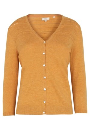Cardigan - dark yellow