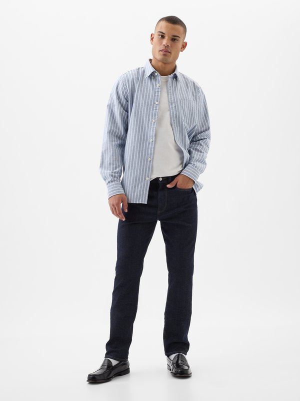 Slim fit jeans - rinse washed indigo4