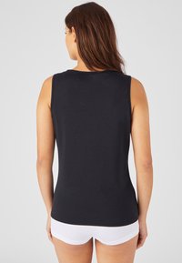 Damart AU COL V CLIMATYL - Maglietta intima - Black