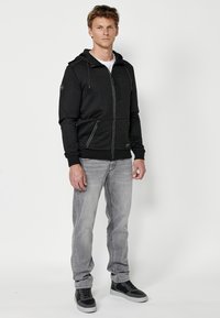 Koroshi Sudadera con cremallera - black
