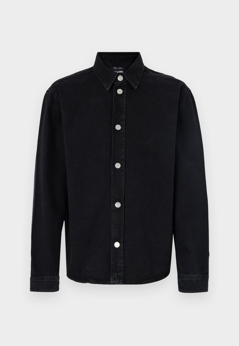 Only & Sons Overhemd zwart denim/blackdenim