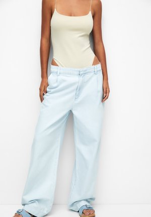 PULL&BEAR, Jean flare - stone blue denim