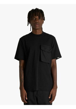 T-shirt con stampa - black