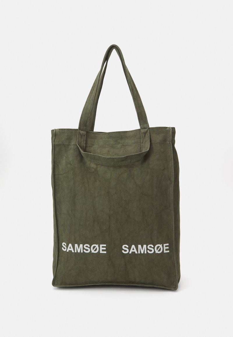 Samsøe Samsøe SALUCCA UNISEX - Tote bag - washed forest night
