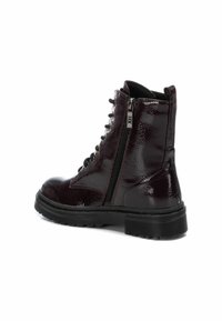 XTI Botines con cordones - burgundy