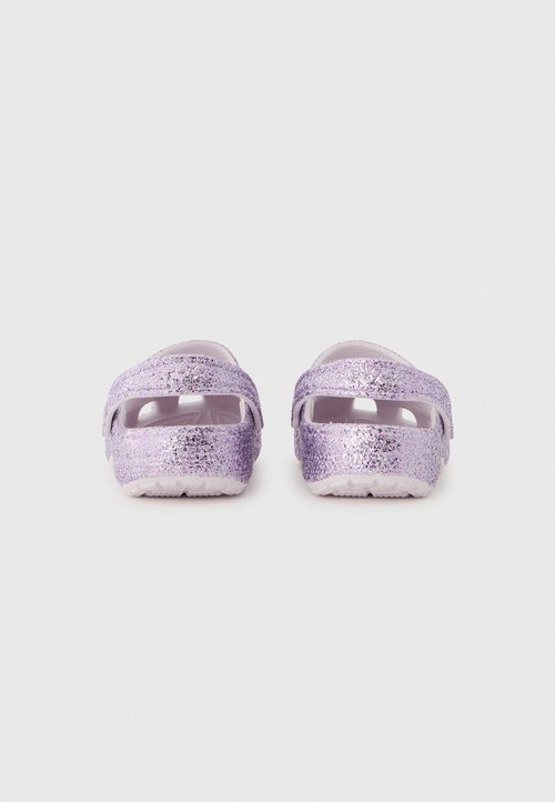 Crocs CLASSIC CHUNKY GLITTER - Sandalias planas - grape ice — foto 3