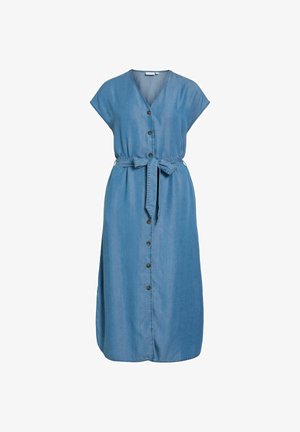 VILA, Midi VIMAIA Short sleeved - Teksakleit - medium blue denim