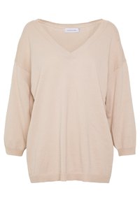 Lounge Nine Stickad tröja - light brown