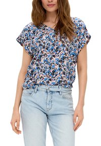 s.Oliver MIT V-AUSSCHNITT - Blouse - navy