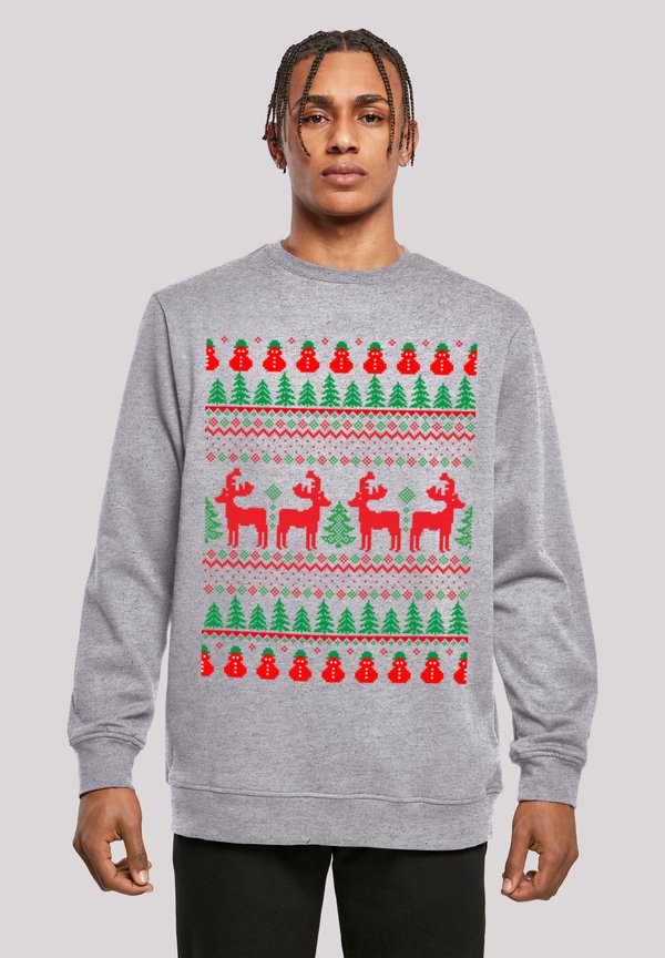 CHRISTMAS REINDEERS WEIHNACHTEN MUSTER - Sweatshirt