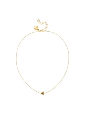 TINY DAISY GOLD PLATED STEEL NECKLACE - Naszyjnik