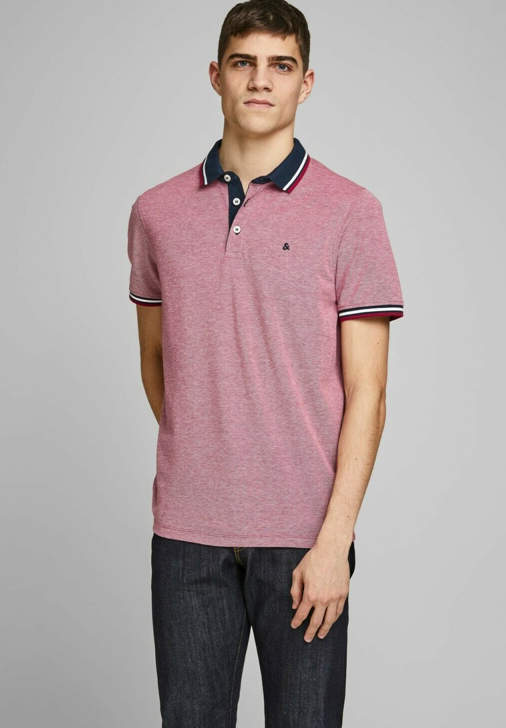 Jack \u0026 Jones JJEPAULOS - Polo shirt - rot/red - Zalando.de