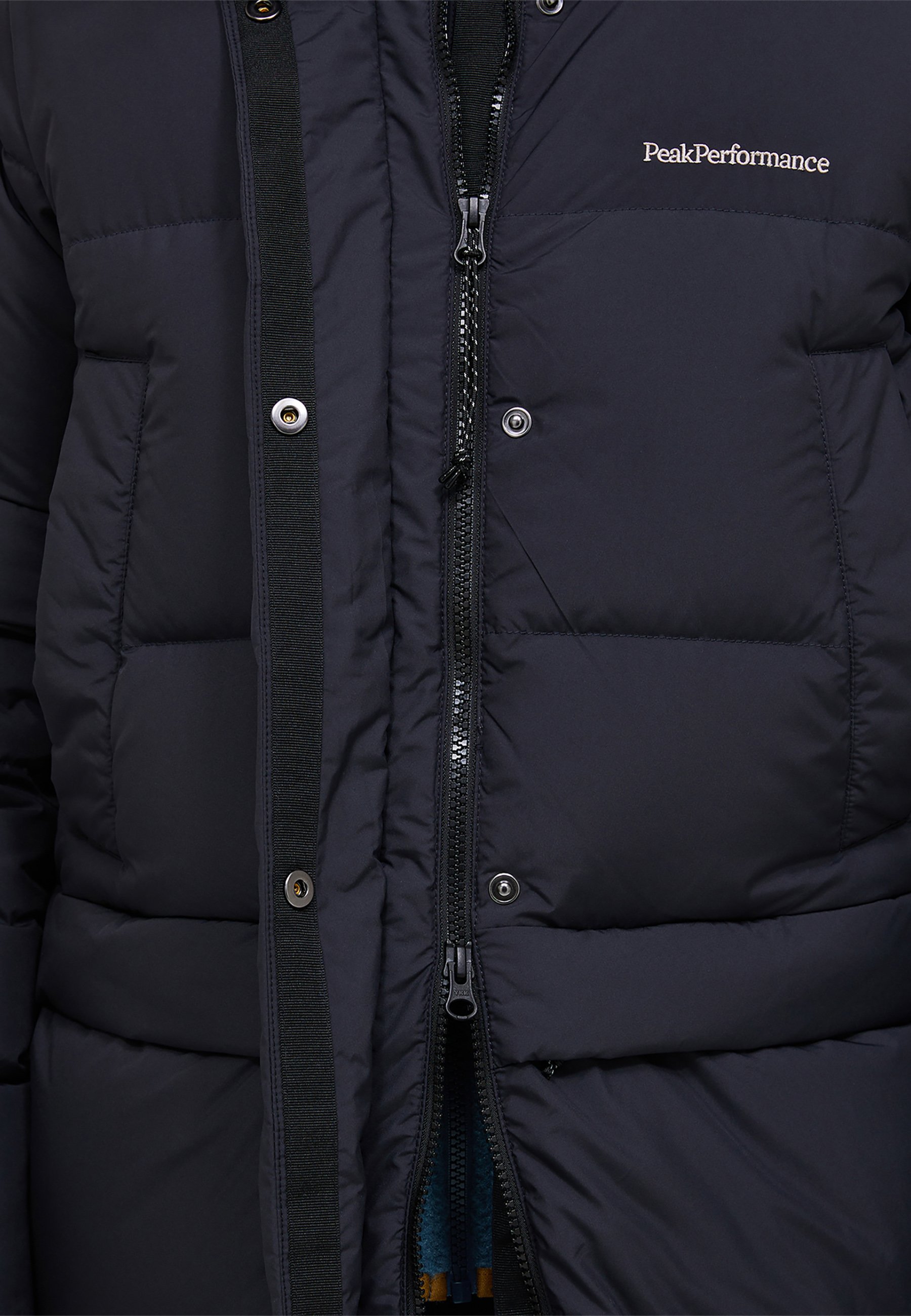 【 peak】FR Over Coat　Black Peak Performance QUIVER - Down coat - black - Zalando