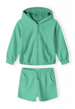 2 PCS SUMMER SET - Tröja med dragkedja - green