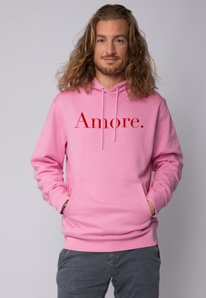 AMORE - Hoodie - bubble pink