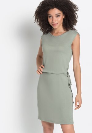 LASCANA, GOLDEN PEARL - Jerseykleid - khaki