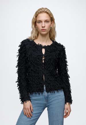 VILA, VILINDA O NECK - Cardigan - black