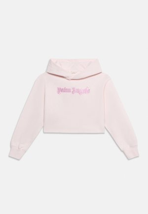 Palm Angels SHINY STUDS CROP HOODIE GIRL UNISEX - Sweat à capuche - rosa/pink