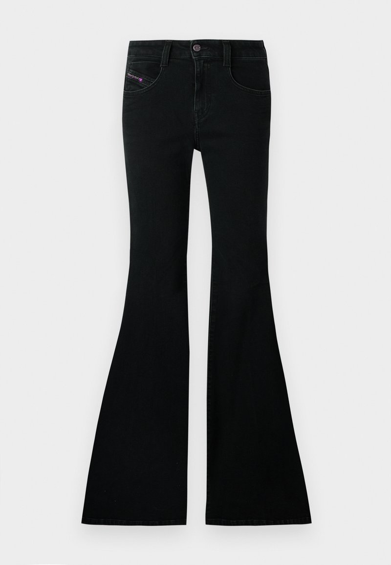 Diesel Wide leg zwart denim/blackdenim