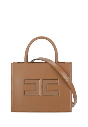 CON LOGO - Borsa a mano - marrone chiaro